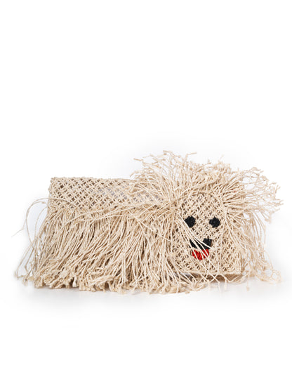 Dave Clutch Natural: Handcrafted Sustainable Jute Evening Bag