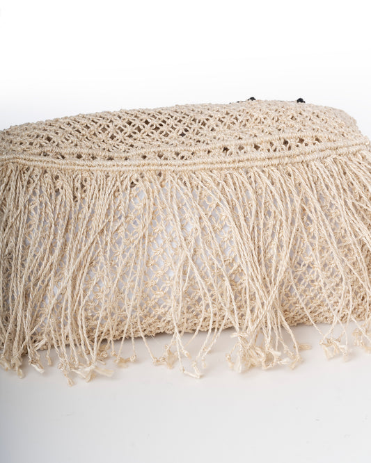 Dave Clutch Natural: Handcrafted Sustainable Jute Evening Bag