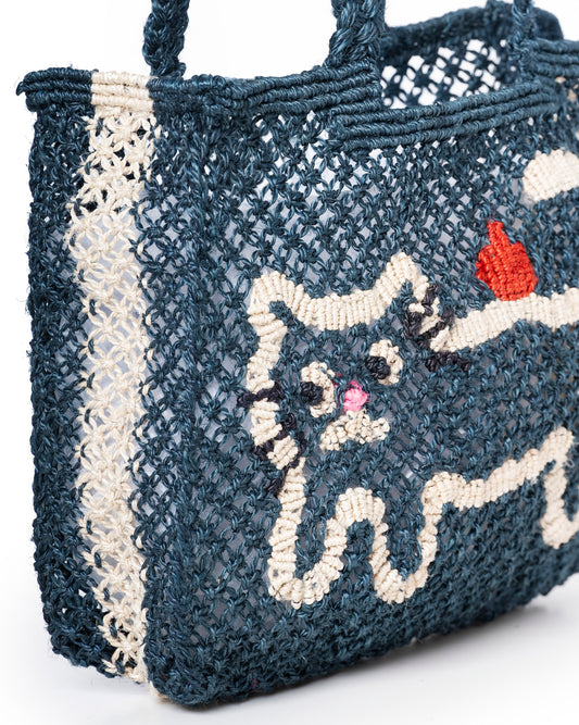Beach Bag Sofie Kitty Dark-Navy