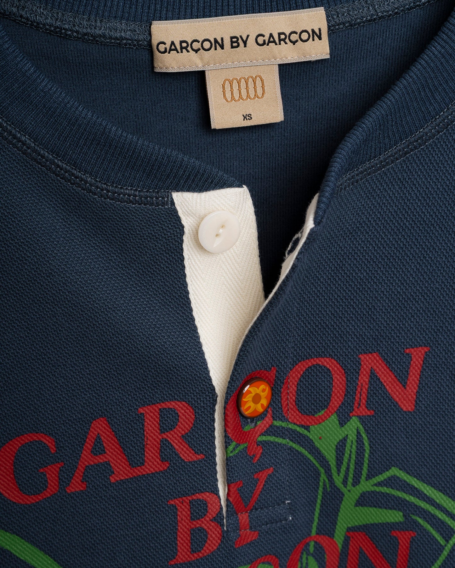 Garcon by Garcon | Henley Sweatshirt - Navy