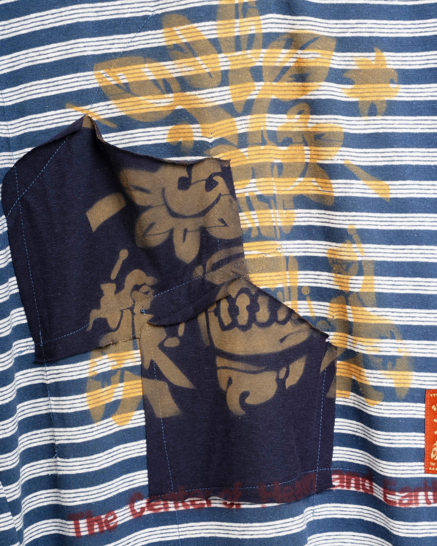 Garcon by Garcon | Striped Hemp-Blend Tee - Navy-Grey-Stripes