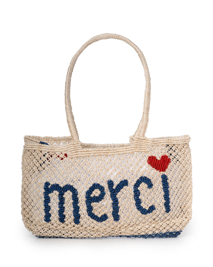Women's Beach Bag Raffia Straw Weave Exterior - Natural