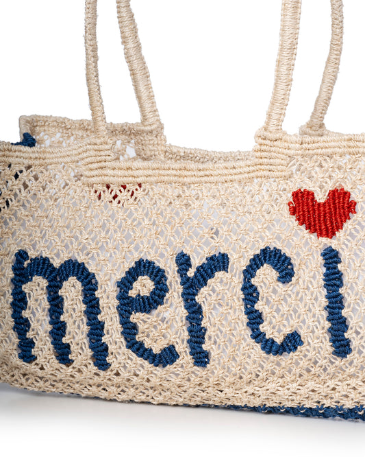 Women's Beach Bag Raffia Straw Weave Exterior - Natural