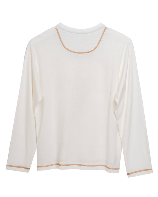 Garcon by Garcon | Sun Tree Graphic Tee - Long Sleeve White