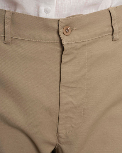 Women's Pants 100% Cotton Needlecord Fabric - Natural Sonora