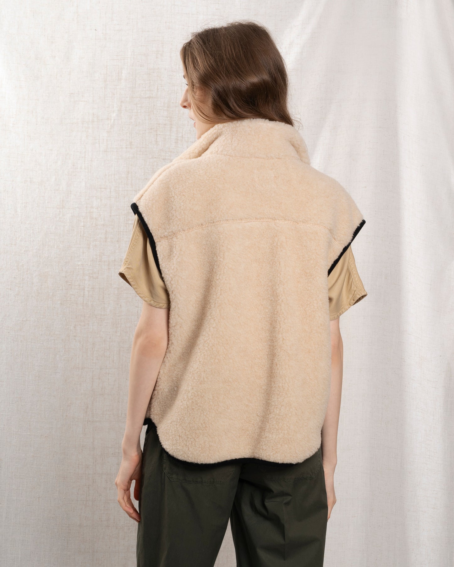 Vest Sherp Light-Beige
