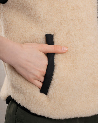 Vest Sherp Light-Beige