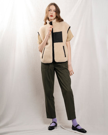 Vest Sherp Light-Beige