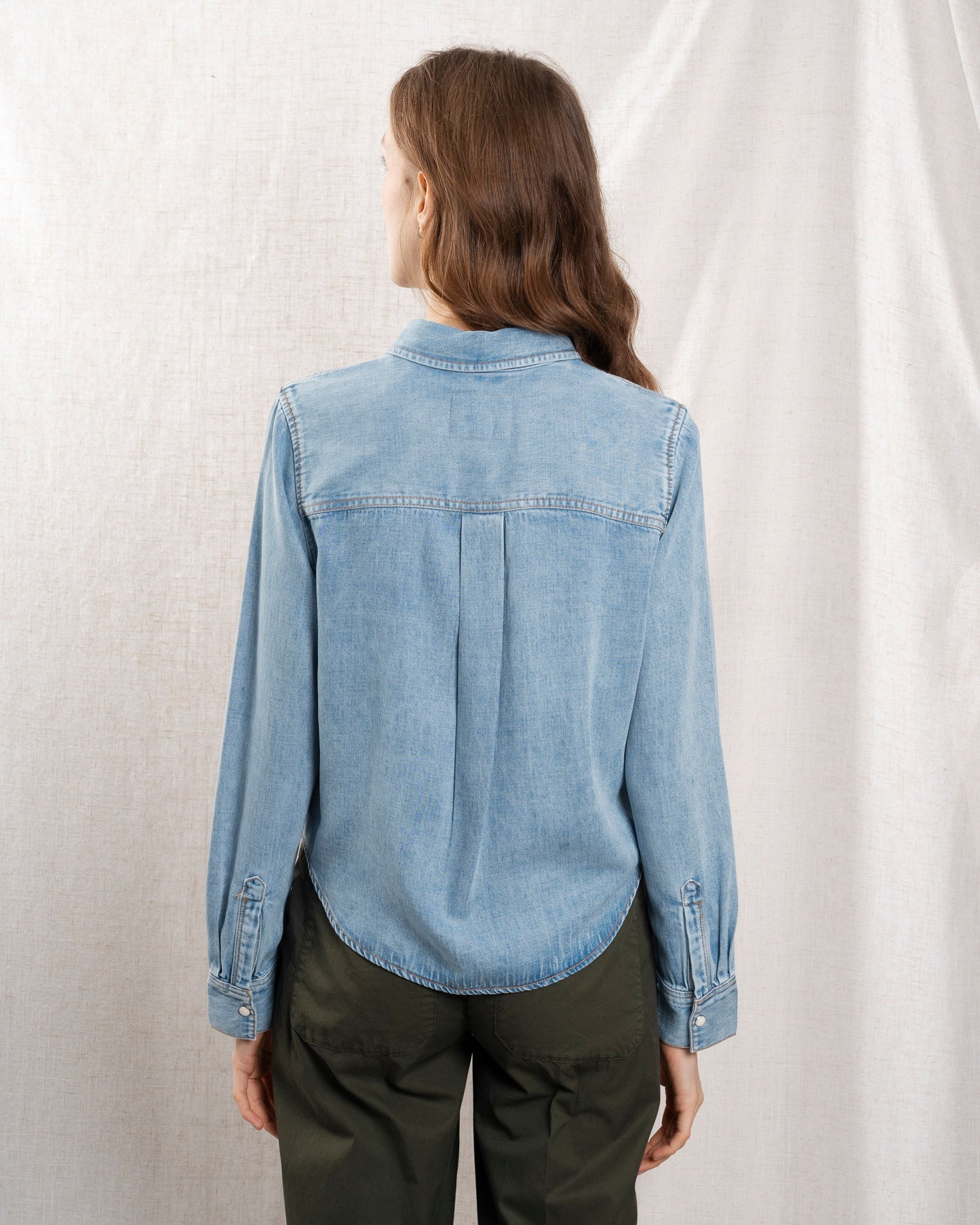 Denim Shirt Noa 7017 Faded-Indigo