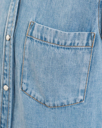Denim Shirt Noa 7017 Faded-Indigo