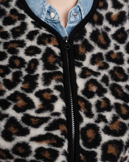 Vest Pepitko Pattern Leopard
