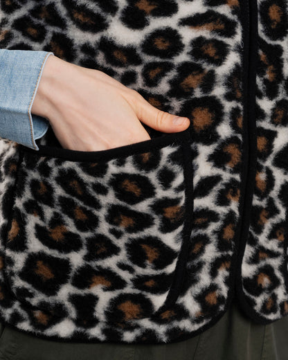 Vest Pepitko Pattern Leopard