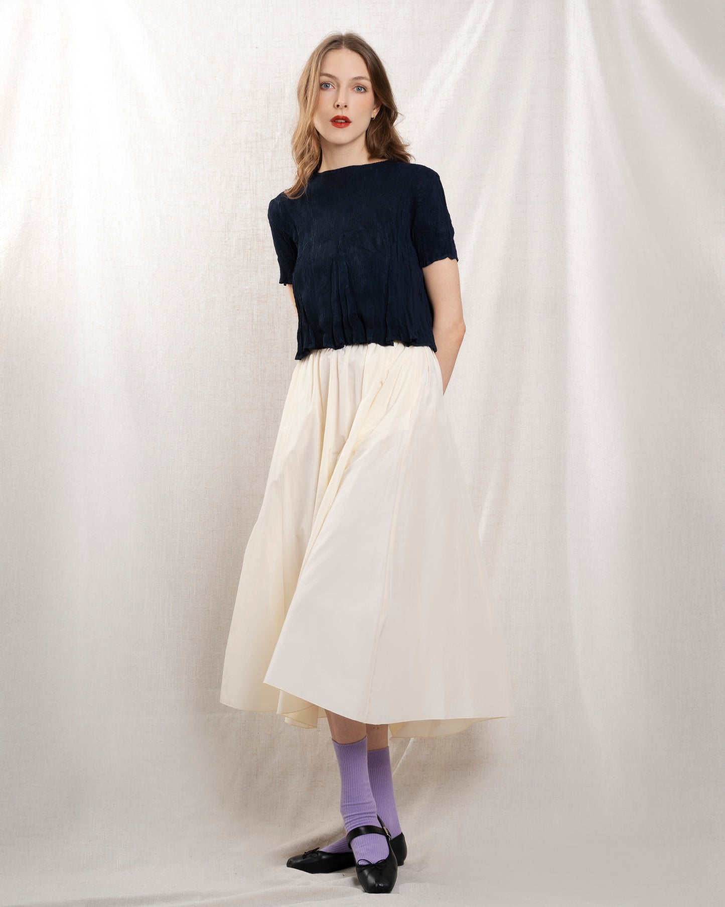Blouse Gd172 Navy