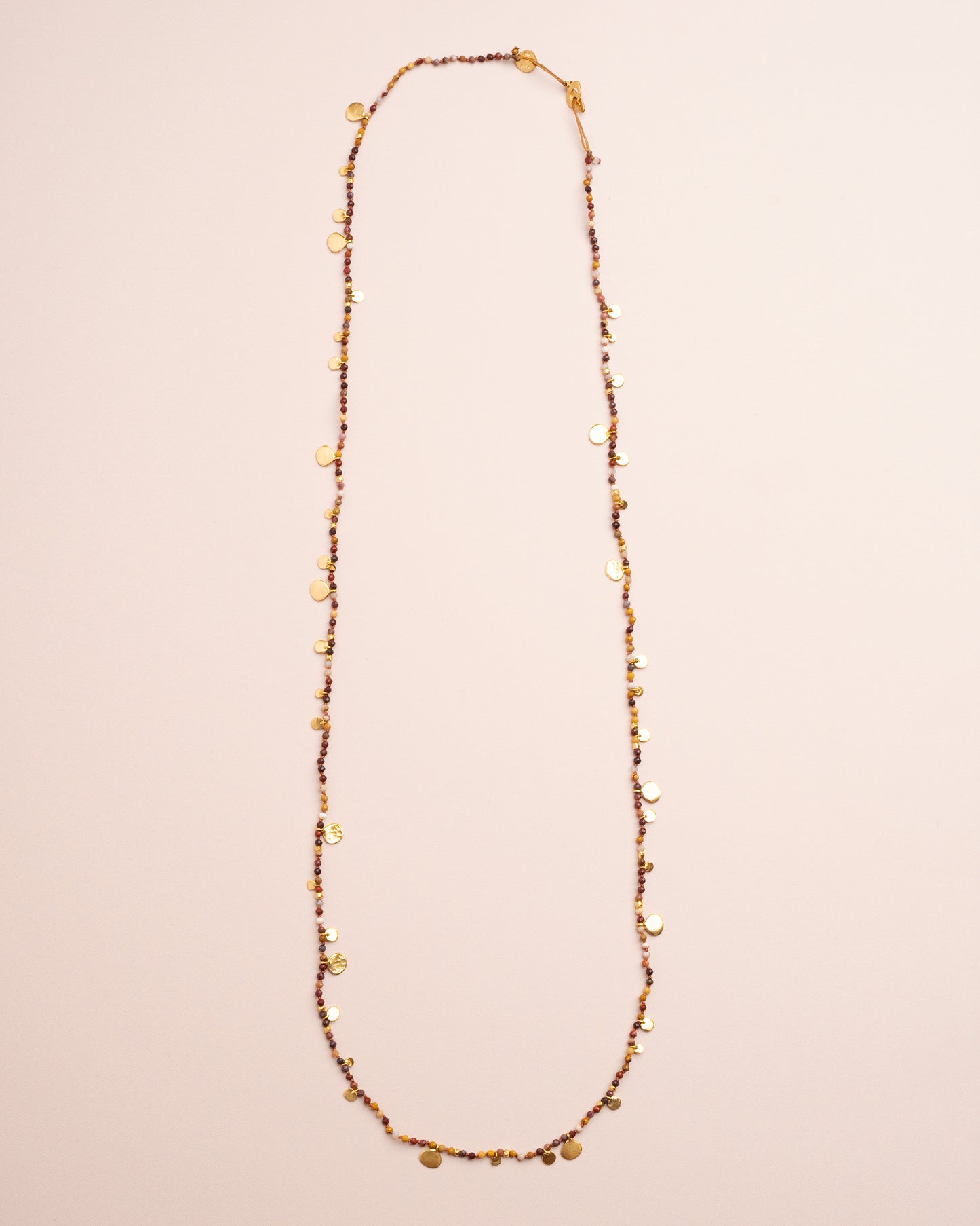 Necklace Smarties Long G Mookaite-Jasper