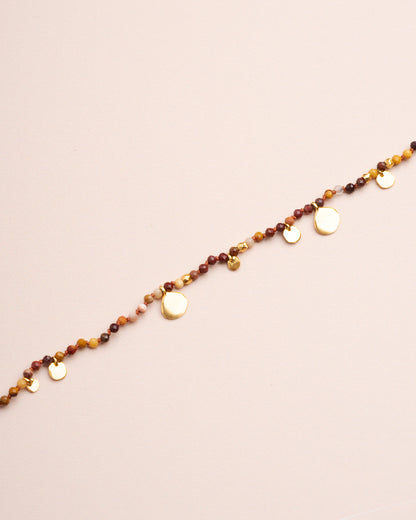 Necklace Smarties Long G Mookaite-Jasper