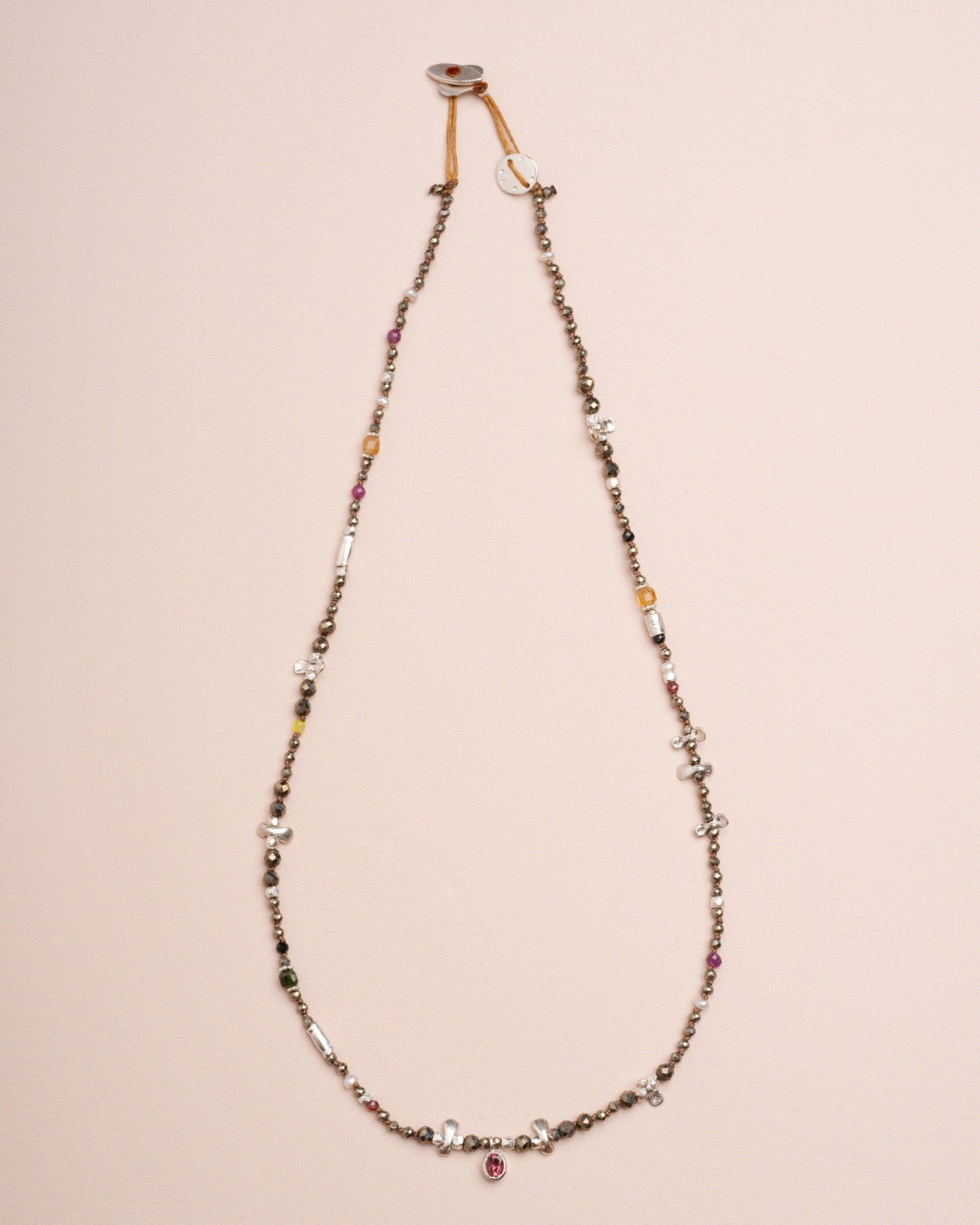 Necklace Papillon Neck S Pyrite