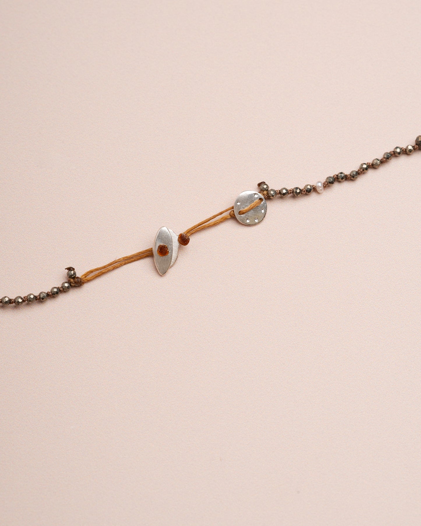 Necklace Papillon Neck S Pyrite