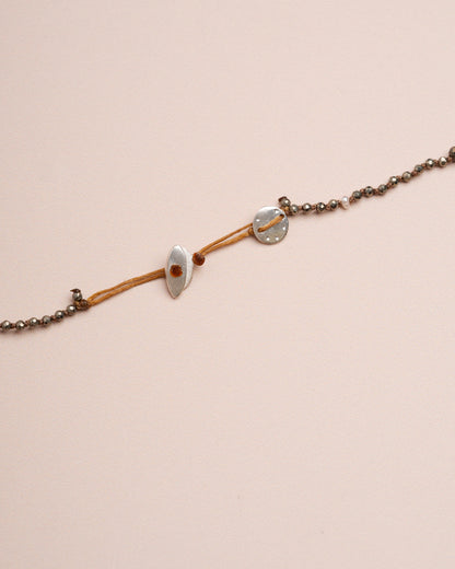 Necklace Papillon Neck S Pyrite