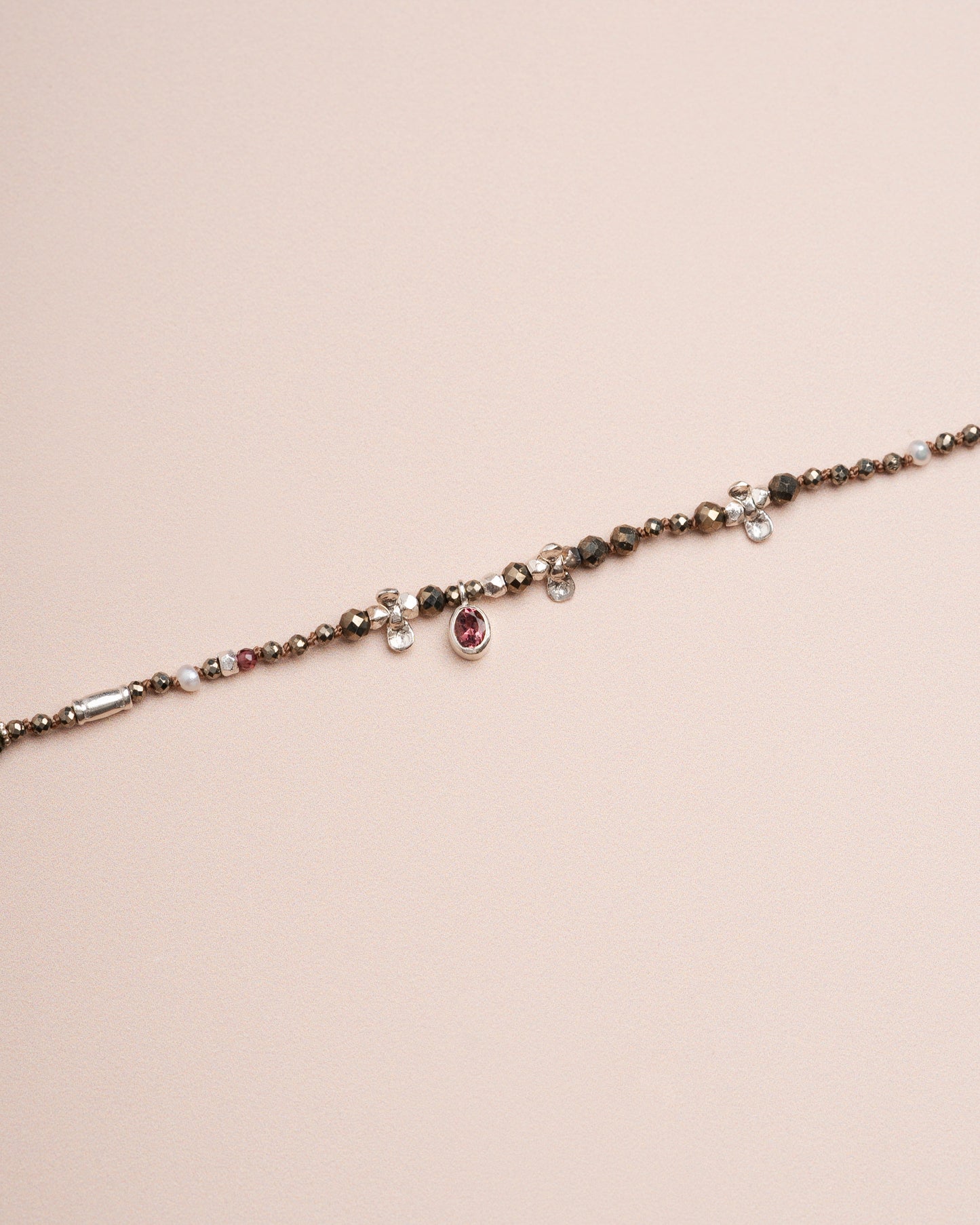 Necklace Papillon Neck S Pyrite