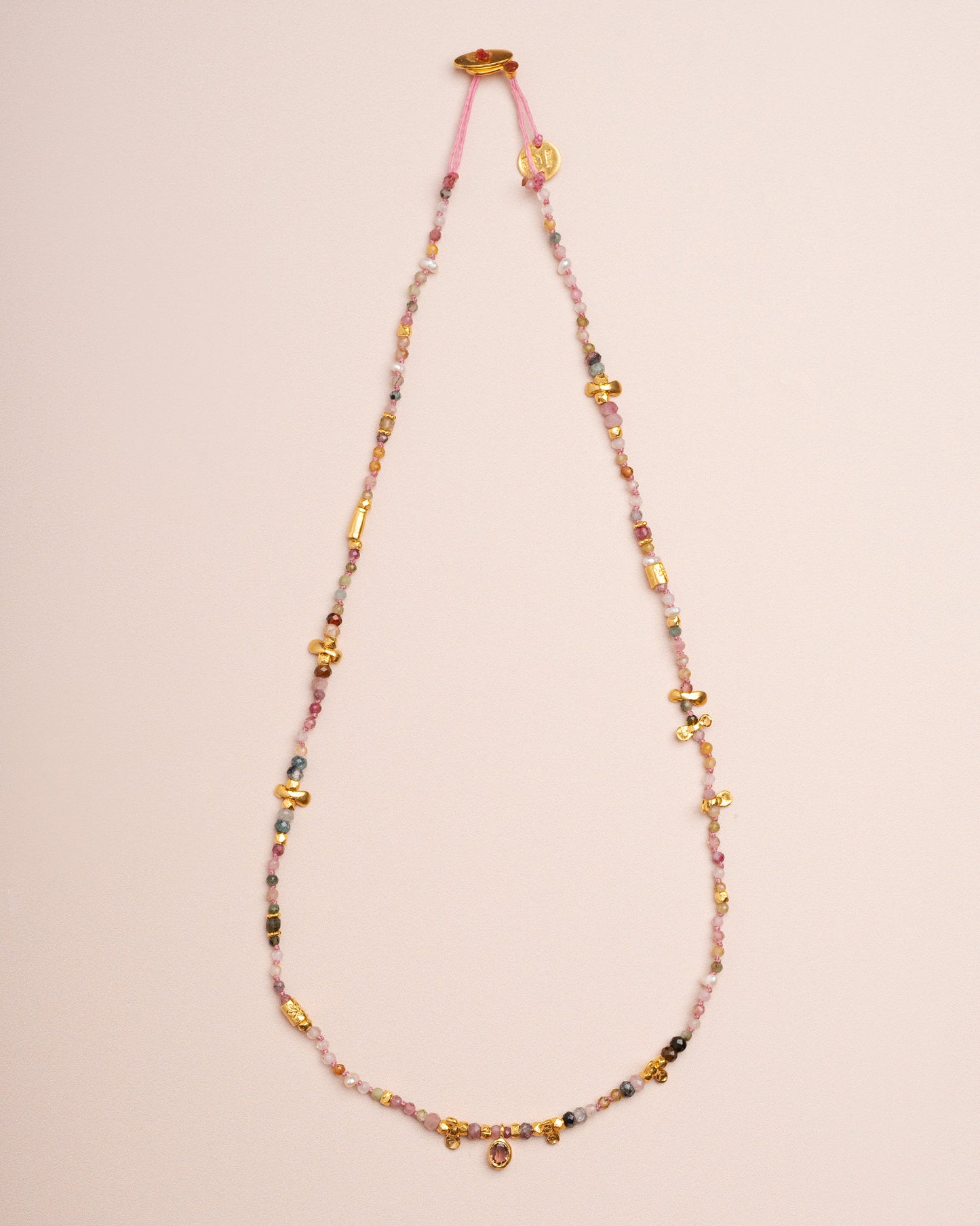 Necklace Papillon Necklac Tourmaline