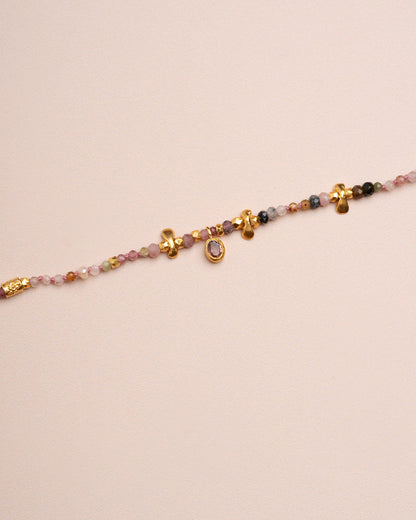 Necklace Papillon Necklac Tourmaline