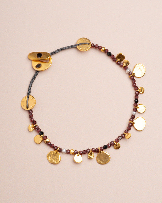 Bracelet Smarties Stone Ruby