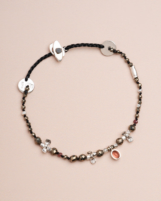 Bracelet Papillon Br S Pyrite