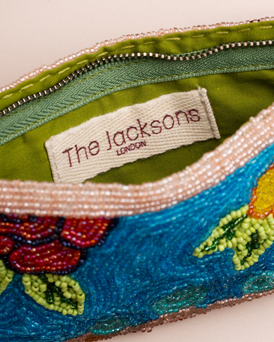 Women's Clutch Beaded Crystal Embellishment - Iris