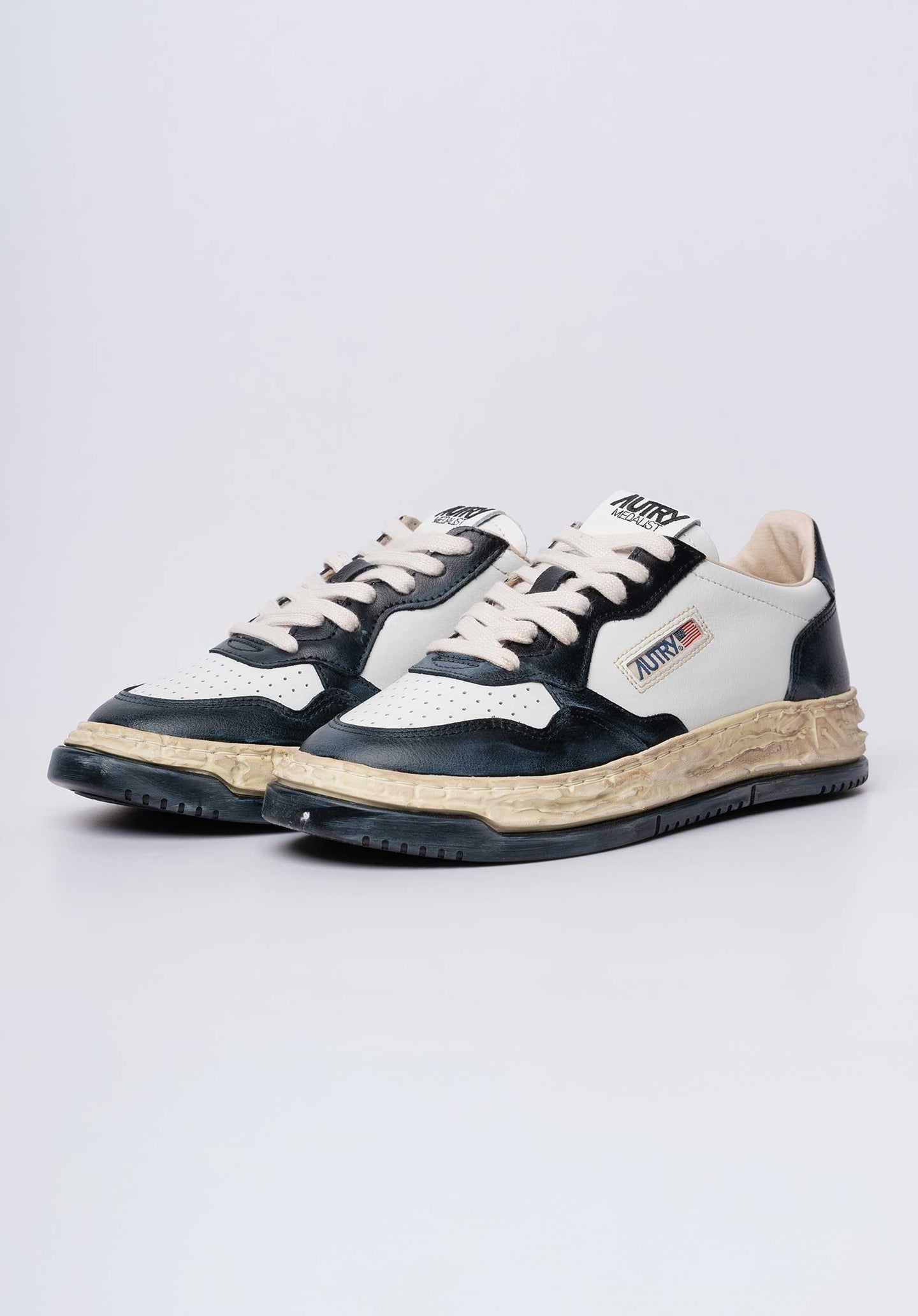 Sneaker Sup Vint Low Mm White-Black