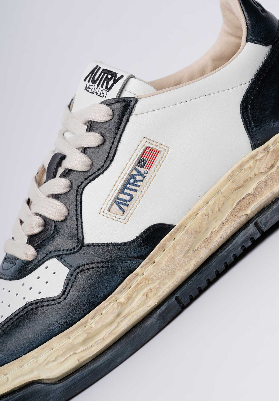 Sneaker Sup Vint Low Mm White-Black