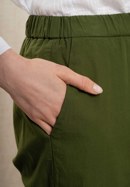 Diega | Wide-Leg Pacifio Pant - True Khaki True-Kaki