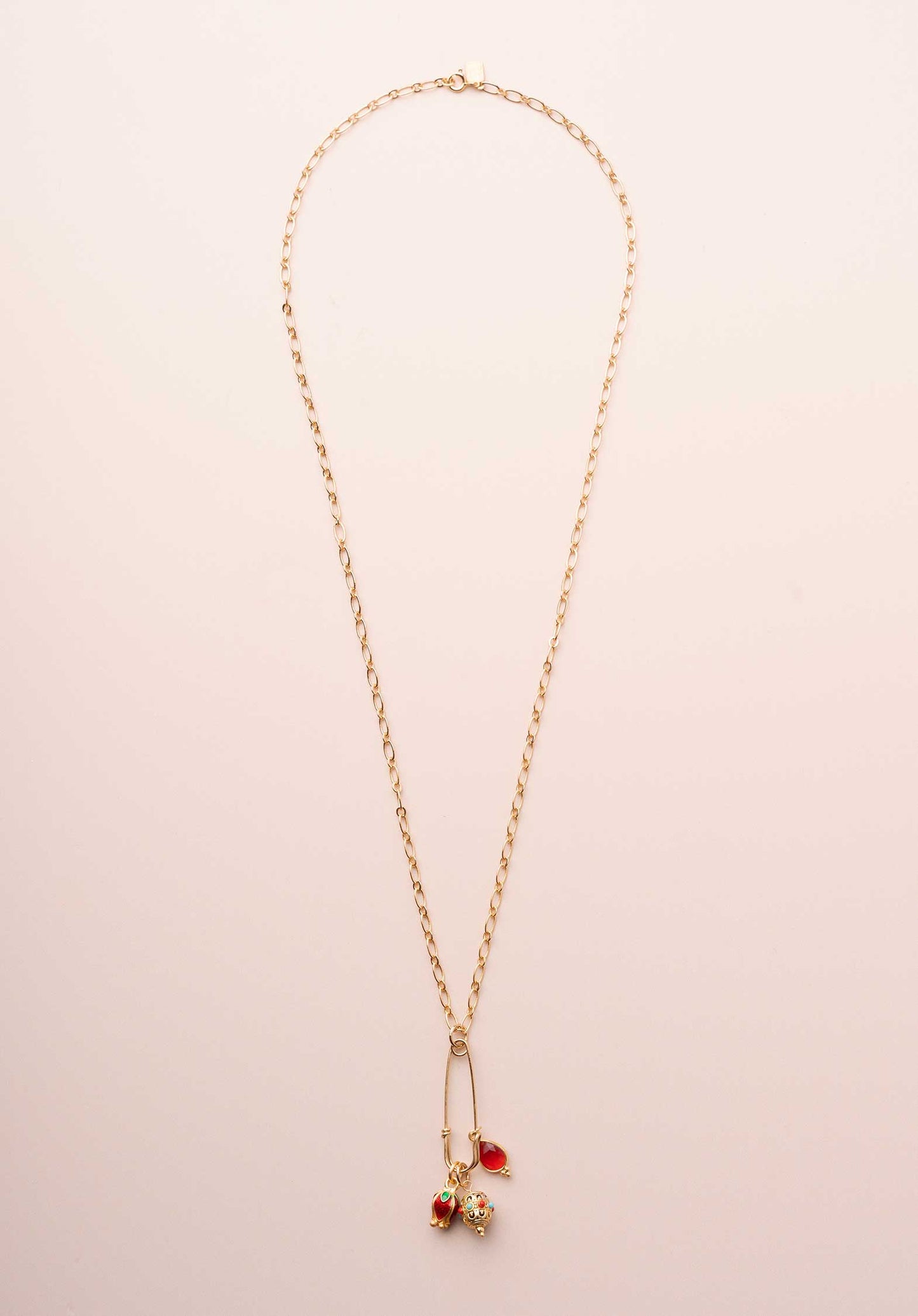 Necklace Patty Red-Gold