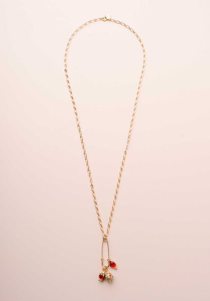 Necklace Patty Red-Gold