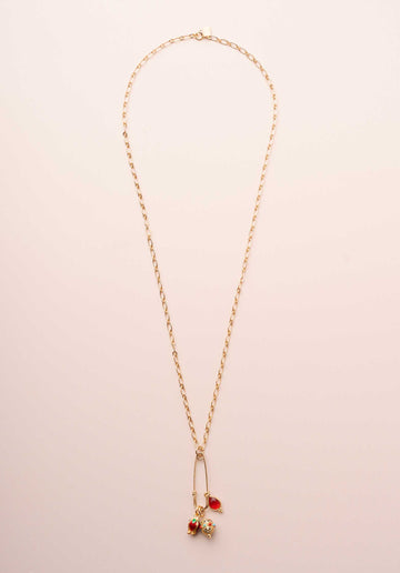 Necklace Patty Red-Gold