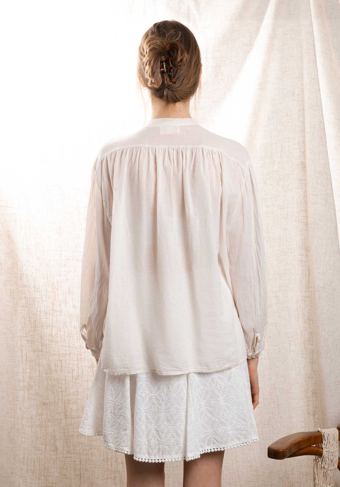 Blouse 19789 Beige