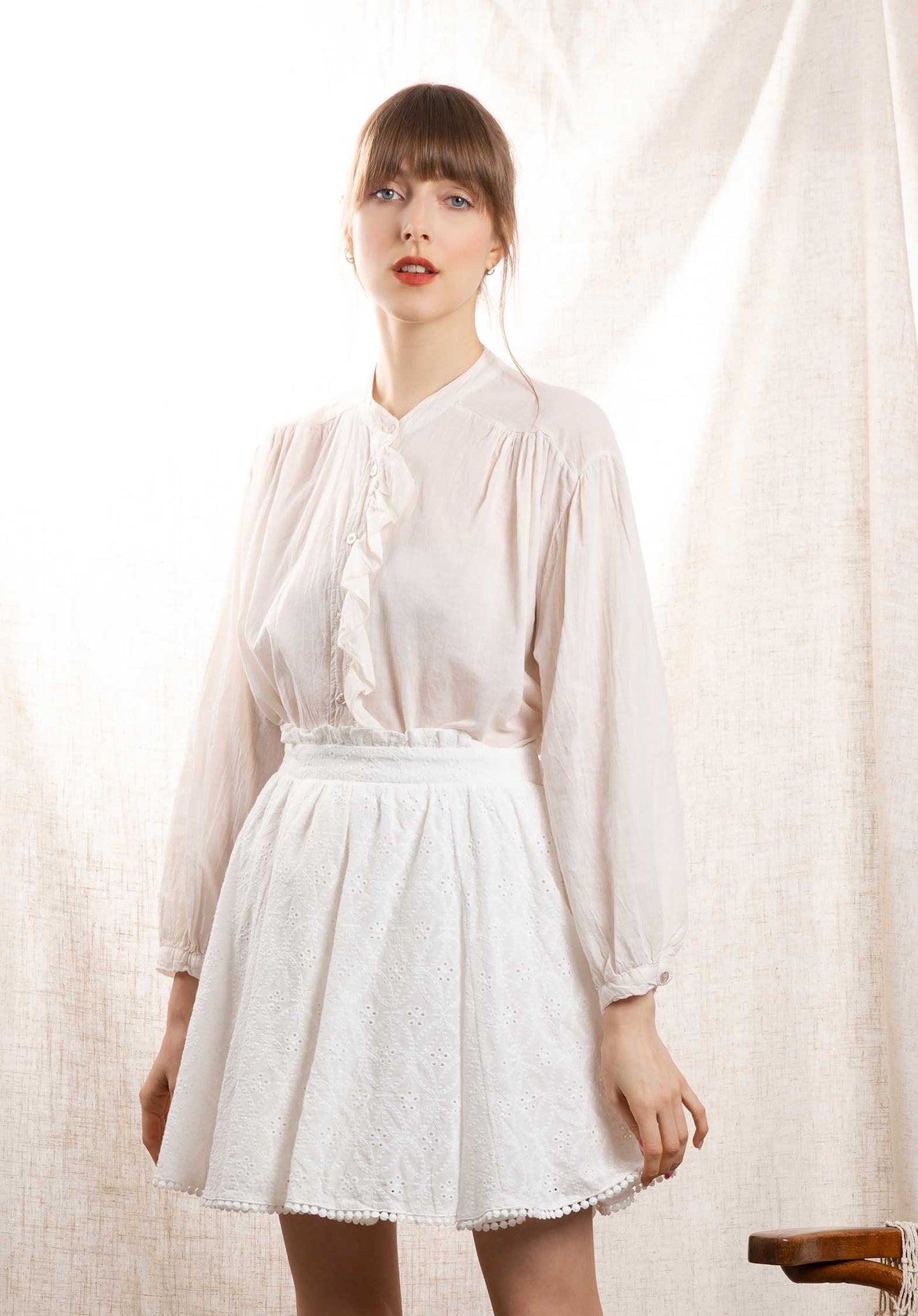 Blouse 19789 Beige