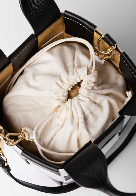 Crossbody Bag 399 Black-White