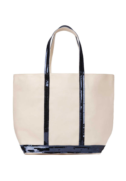 Tote Bag Ve01-v40409 Off-White-Navy