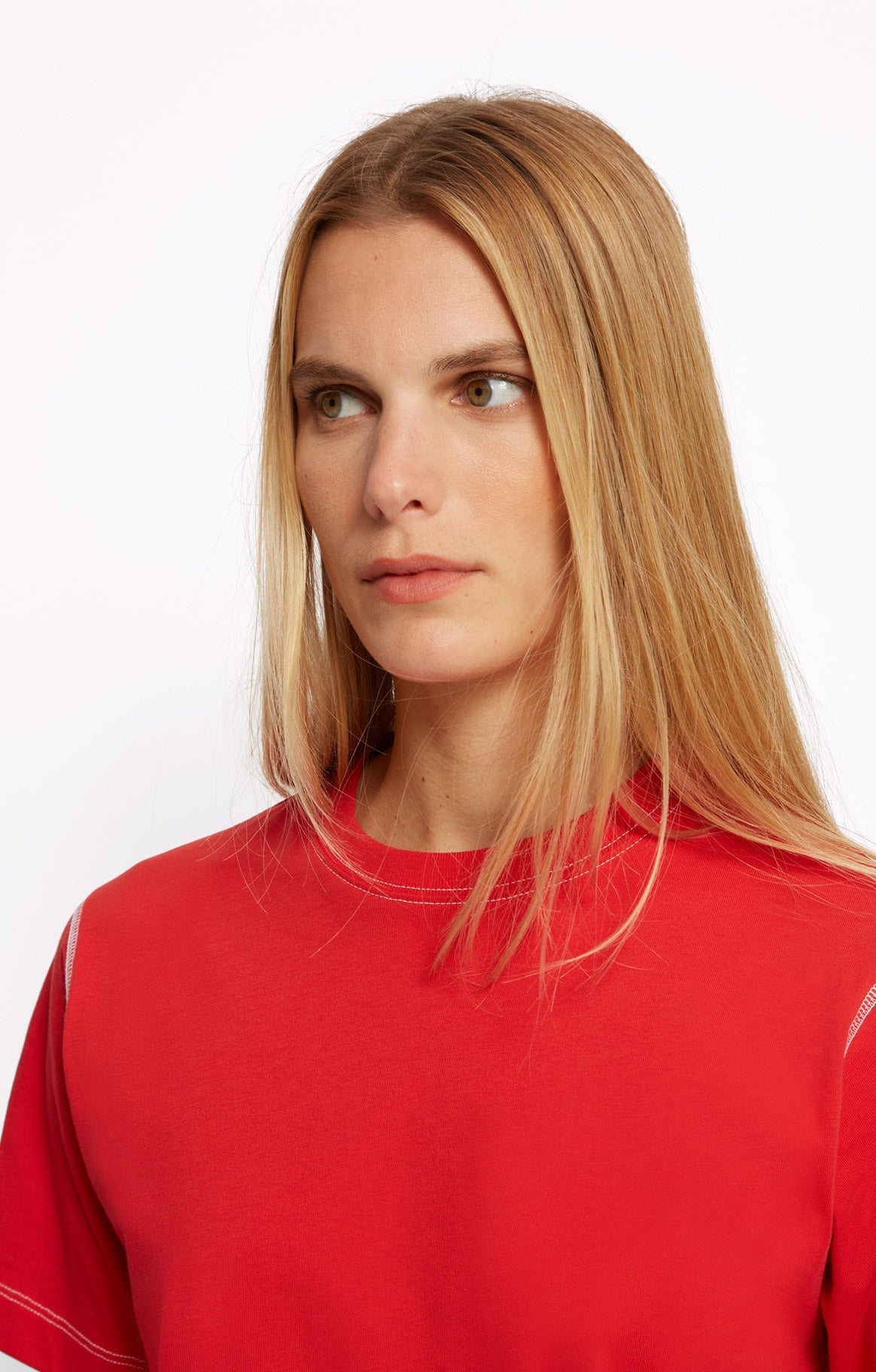 Roseanna Women’s Jerome Organic Cotton Jersey T-Shirt - Red Rouge