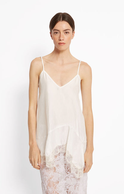 Blouse Latte Moss Blanc