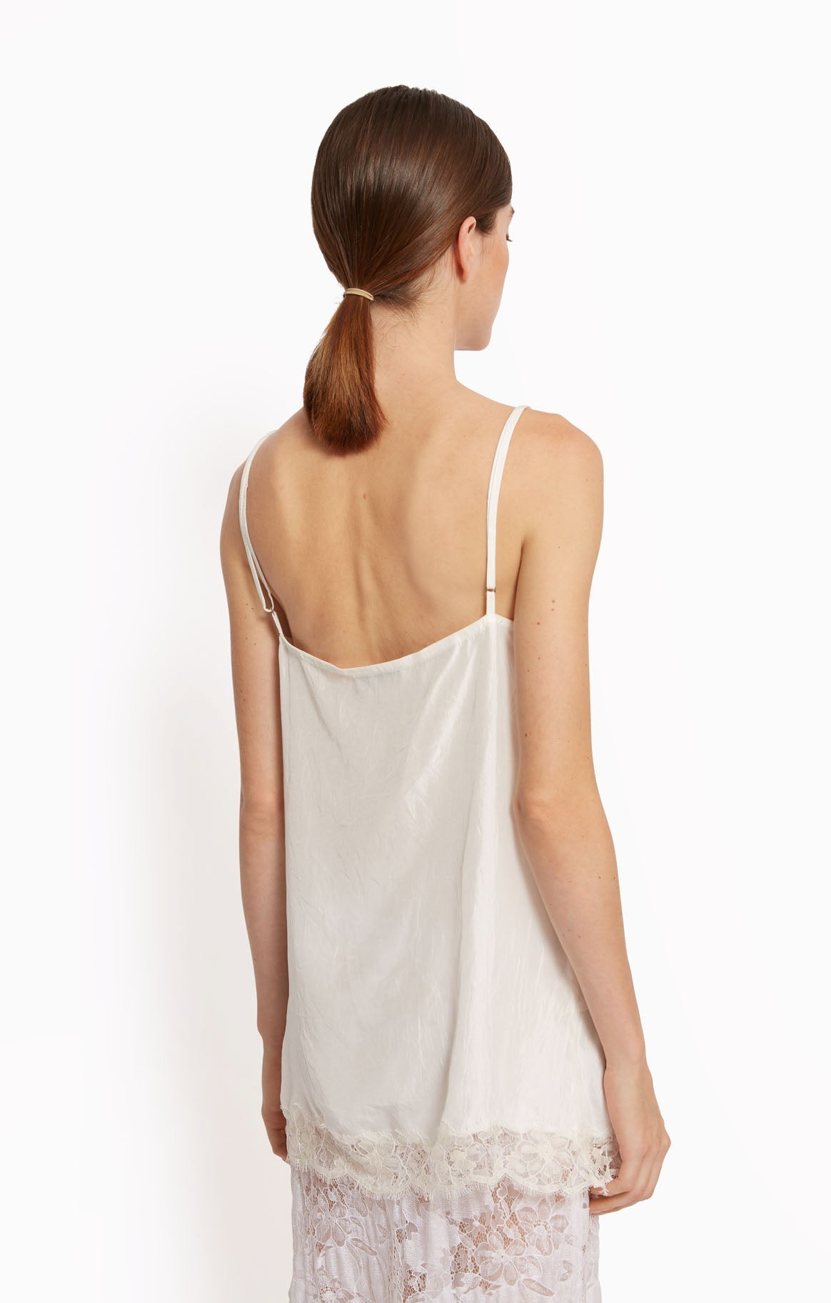 Blouse Latte Moss Blanc