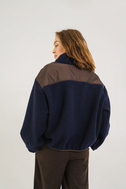 Sweatshirt Jaya Navy Bleu