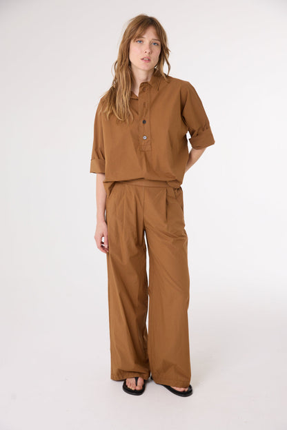 Pants Jean Tabac Marron