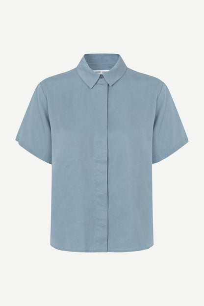 SAMSOE SAMSOE-494 MINA SS SHIRT 14028-WINDWARD BLUE_01.jpg