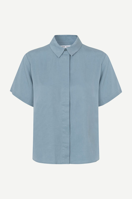 SAMSOE SAMSOE-494 MINA SS SHIRT 14028-WINDWARD BLUE_01.jpg
