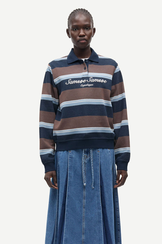 SAMSOE SAMSOE-494 SADORY LS POLO 15885-BROWN BLUE ST_01.jpg