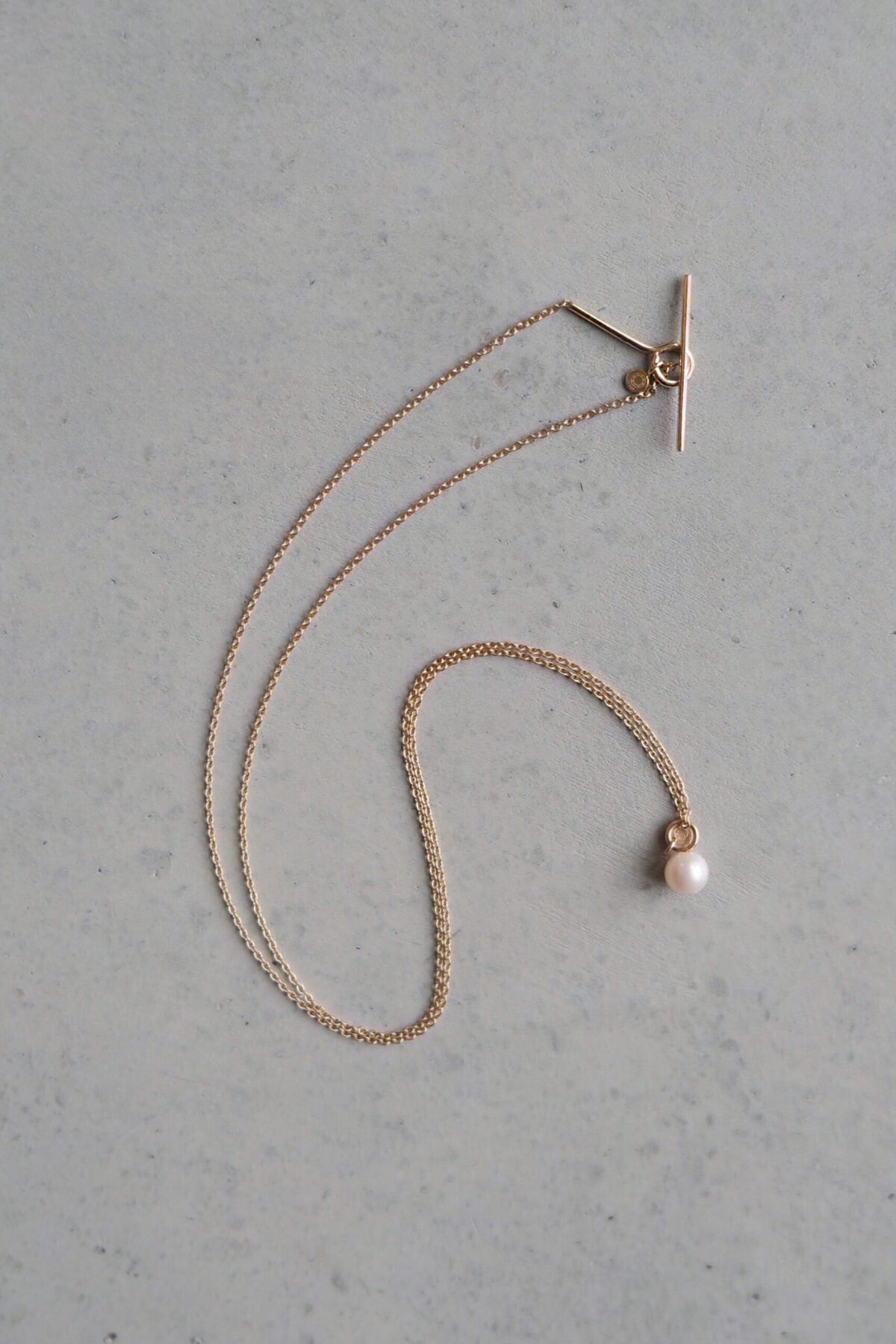 Necklace Big Pearl Neck Silver