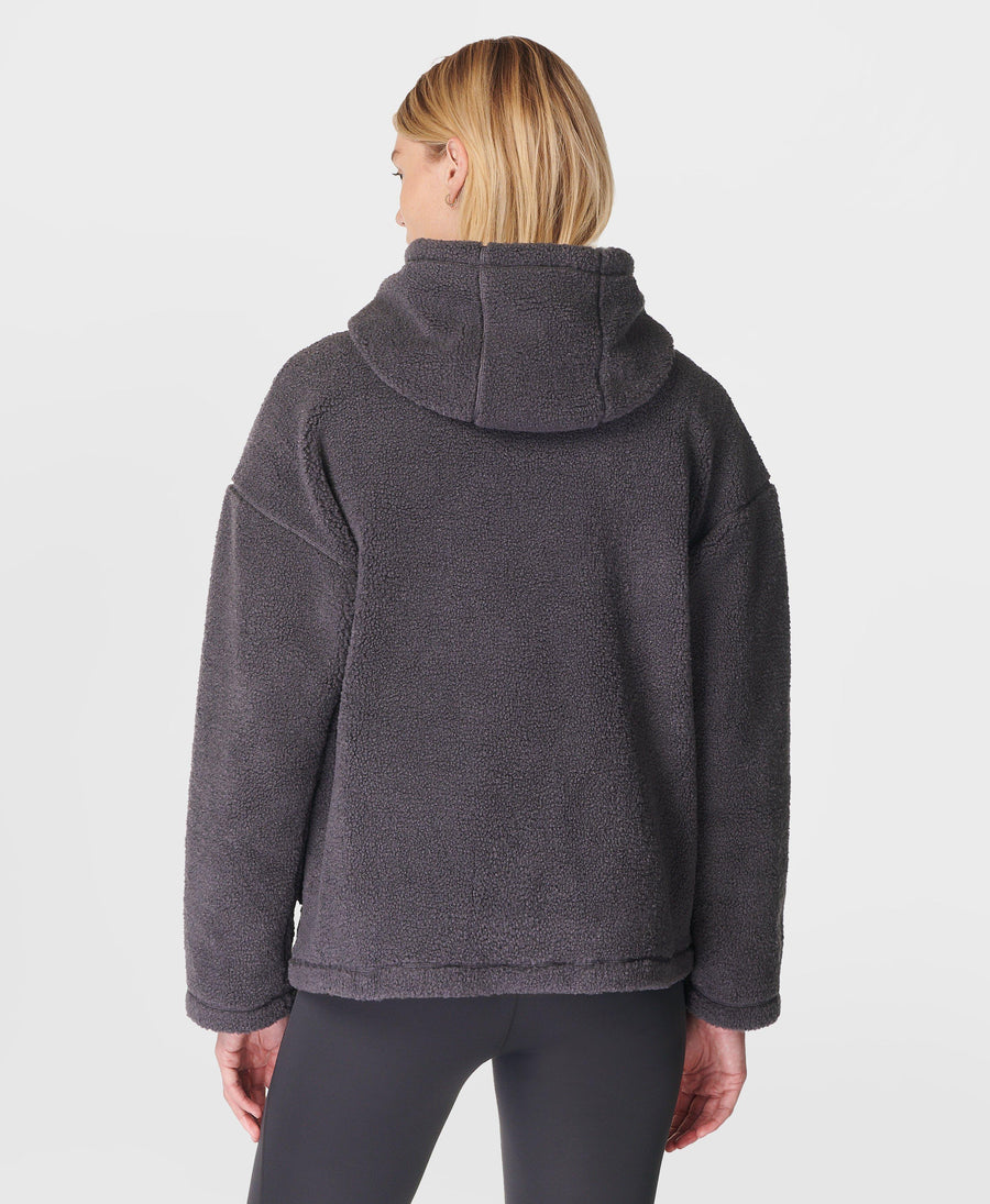 Plush Textured Hoody Sb10005 Urban-Grey