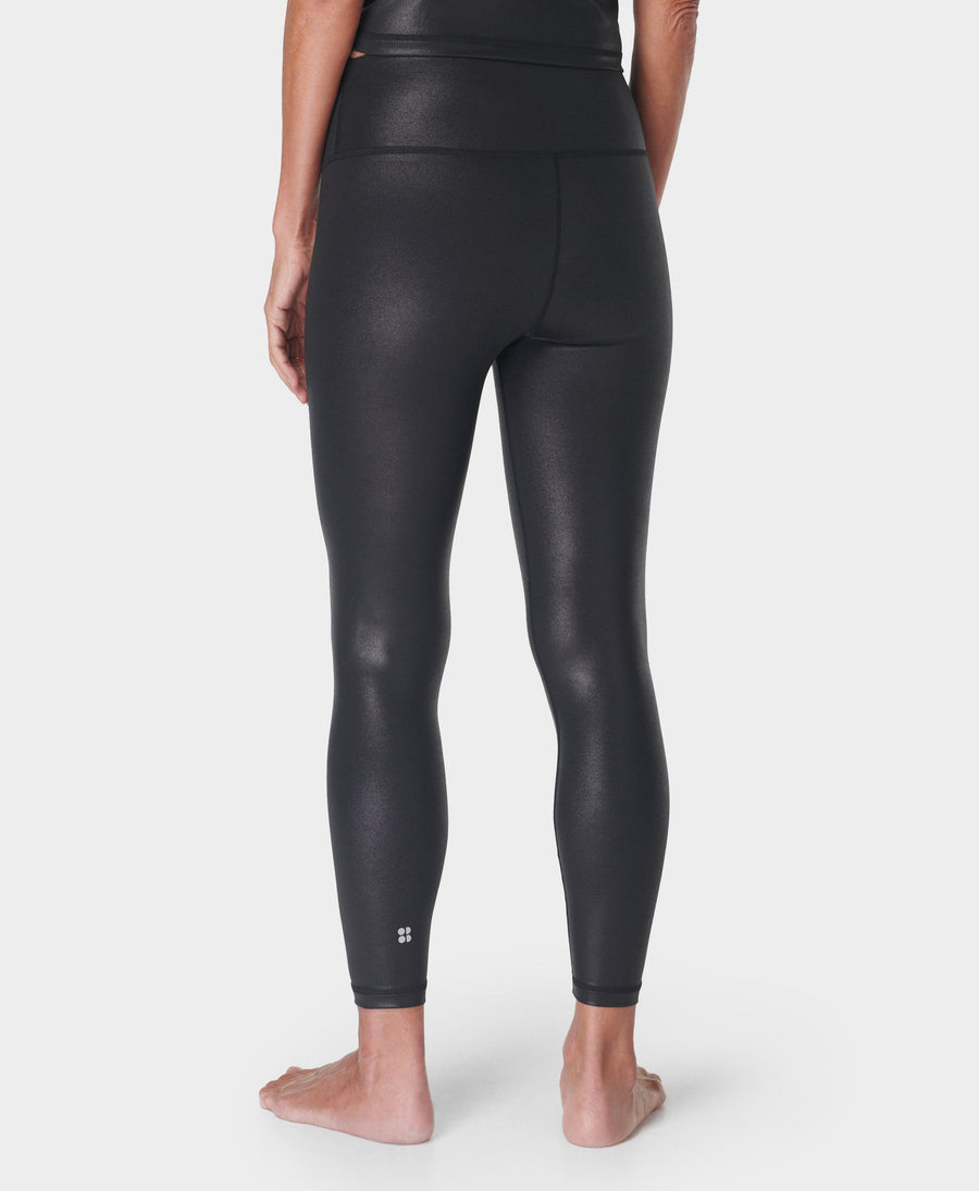 Glow Shine 7/8 Legging Sb1000778f Black-Shimmer-Print