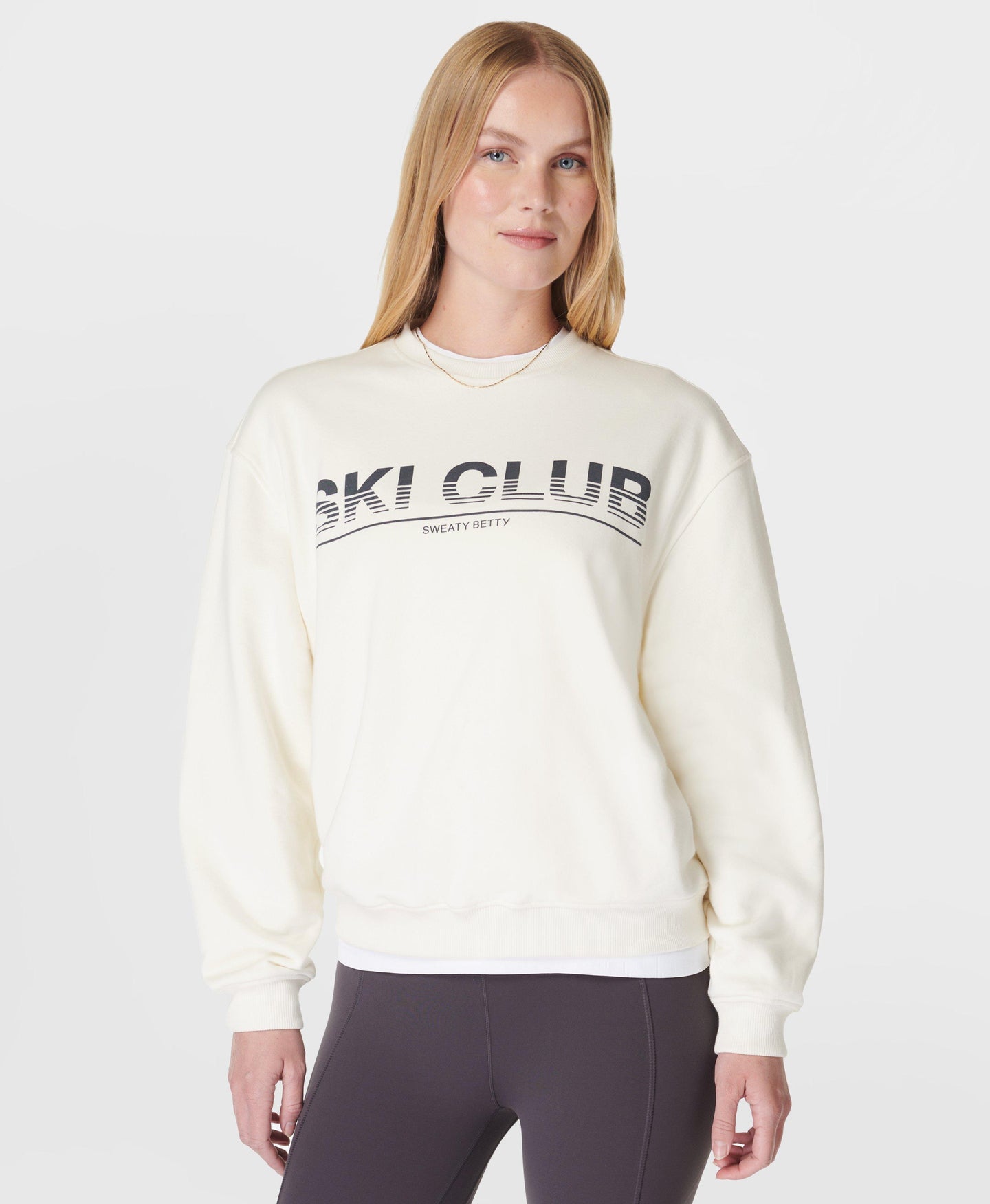 Ski Club Sweatshirt Sb10011 Studio-White